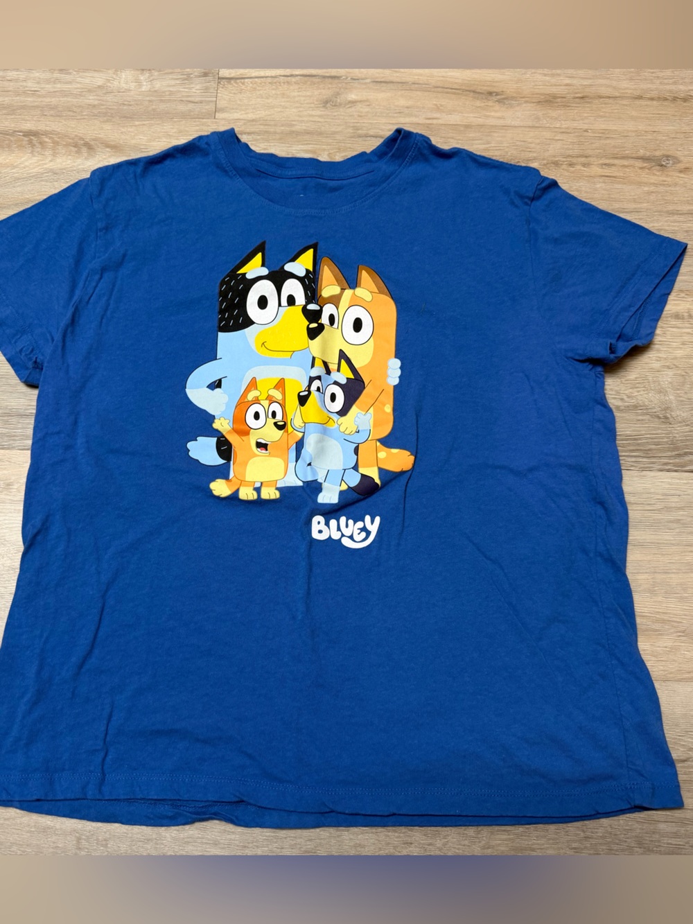 Child’s XL Bluey Short Sleeve Blue Tee Shirt